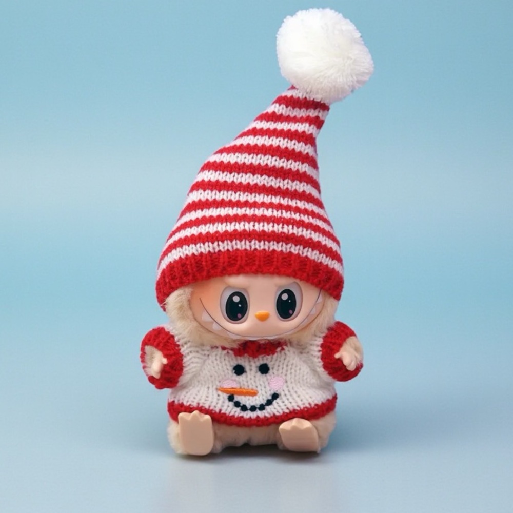 Snowman Labubu Outfit - Outfit Only No Doll - No Cancels